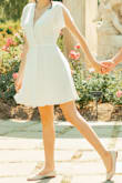 I think this is a beautiful dress! I bought it for my engagement photoshoot. The sleeves are so cute & I love that the dress is flowy! I just wish I could've gotten an XS but that size was sold out. Everything fit well, except the bust was loose on me. Also it was super confusing to figure out how to put on. - Natalie D.