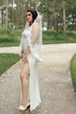 Definitely loved my wedding dress. It complemented my body so much, very great quality. So affordable as well! Definitely recommend. - Stephanie Z.