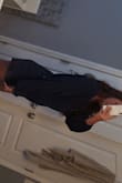 Great material, and love the way it fits my curves. Lulus rompers are hit or miss for me with my height, but this one fits perfect and the sleeves are long enough. True to size. - Alex H.