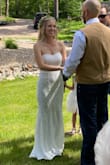 This dress was perfect for my small outdoor wedding! The only alternations I had to do was to the length. I absolutely loved it! - Tara S.