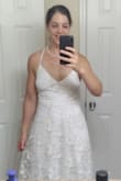 The dress is better than I expected! I received it in a few days and I really liked that they send it with a covering too! I can't see the time for my Wedding day! Thank you Lulus! - Lydia P.