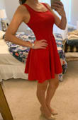 This is the cutest dress I have gotten in a long time and it fits my perfectly! It's so flattering and the material seems durable and not cheap. Highly recommend!!! - Samantha L.
