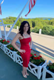 Loved this dress! I usually gravitate towards a little black dress, but I wanted to change it up a bit with more va va voom. I wore it for an evening event at a Grand Hotel and this dress hit the mark. It fit snug but it hit in all the right places. I really like the form fitted look with longer length. It's sexy and classy all at the same time. I received many compliments throughout the night. I bought the Medium and am 5'6", 135lbs, 34D. - Mindy Q.