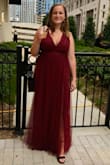I wore this dress to a black tie optional wedding and it was perfect, even in the thick, humid North Carolina summer heat. The dress fit perfectly from following the size guide, the only thing that I had to get altered was the length. Highly recommend! - Nadia K.