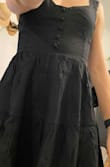 The style of this dress is really cute. It fit perfectly in my waist, and was the right length. However, the straps were too long and not adjustable, and the material is super wrinkly.  If I had larger breast I probably would've kept this & steamed it. - Jordan K.