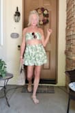 I have been looking for something cool to run around in this summer....and found this shorts set. It is very flattering and fun to wear. I absolutely love it . - Chris K.