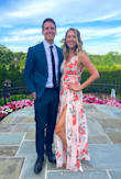 This dress is beautiful and comfortable. Very lightweight. I'm 5'11" so it just touched the ground in flats, so I wore lace up sandals with it to a wedding. I also sewed the inner slit down to match the outer slit as the inner one went up way too high for my comfort level. Based on the size chart and other reviews I bought a medium because of my waist measurement, in addition to a small (what I'd normally order). The rib cage is the main "issue". I ended up wearing the small even though it was a little hard to zip in the rib area because it fit better on my bust. The medium had too much fabric from the waist up for me. I definitely recommend this! - Michelle L.