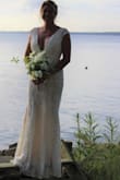 I absolutely love this dress, everything about it. The color, the fit they way it flows, even. Wore as my wedding dress. Simple but elegant, classy but sexy. Would 100% recommend. - Michele A.