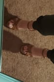I absolutely LOVE these wedges. They are the perfect wedge. They fit perfectly... I ordered a 6 and I wear a 6. I'm very picky about my wedges and these are just the cutest ones. I am ordering them in black soon. - Chasity L.