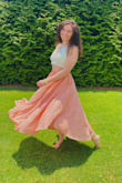 This outfit made me feel like a princess honestly what else can I say - Megan H.