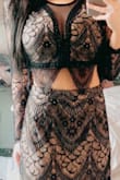 Absolutely stunning! Wore it two different ways, purchasing another just so I always have it. Perfect for large breasts and small waists. It's usually next to impossible to purchase a two piece outfit that both the top and bottom fit perfectly without any alterations! Thank you Lulus! - Michele W.