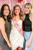 This dress was so cute for my bachelorette party.  I originally ordered the satin one, but the matte looked much better.  I ordered a S, my measurements are 34A, 25 inch waist, and 37 inch hip, wt 125-127lbs, and the straps were way too long, I had to have them taken up, so adjustable ones would be better.  That being said, love it! - Courtney B.