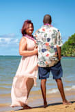 I wore this as a beach wedding dress. It was beautiful and the photographer loved it for the flow. - Trisha M.
