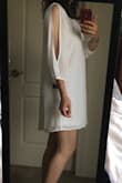 Runs a little big, but because of the style of the dress it worked. Both comfortable and pretty. - Megan K.