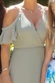 When I ordered this dress I thought it was simply going to be more along the lines of a summer cute dress (ordered for a wedding) I was astonished at how nice the fabric and design was. This dress truly flowed beautifully. I had to have it hemmed as it was a bit longer than I needed but even after a minor alteration it was stunning. I had so many inquiries as to where I got this dress! - Stacey T.