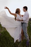 Very flattering! Perfect for engagement pictures. Size runs large! - Emerae C.