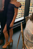 Ordered this dress for a wedding and it was great! Got so many compliments on it. The slit was saucy but still classy and the fabric really sucked in/kept everything in place. - Julia C.