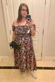 Bought this dress for a trip to Vegas. Wanted something comfortable but also dressy enough to transition from day to night. Got tons of compliments and my boyfriend loved it. The dress was so comfortable and didn't need a bra but could have easily worn a strapless without any issue (36G). Would strongly recommend. Can't wait to wear it again. - Sharon H.