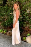 sachin and babi light blue dress LULU GOWN: champagne