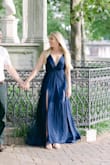 Used for my engagement photos. The tulle movement was beautiful, and the material was light and not cumbersome. I did have to trim the tulle/hem the front fabric by about 2 inches though. Otherwise fit perfectly. - Dana F.