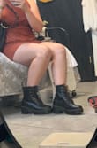 So I normally wear a size 7 in doc martens however for this type of style I definitely suggest you to get your original size. My original size is a size 8 so I had sized down thinking it was gonna be like the others. I still freaking love these but I'm gonna have to wait till the size 8 is available. - Jessica O.