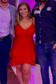 Loved wearing this dress! The fit is true to size. I had to add cups and close up the front slit on the chest slightly. My body shape is hourglass and I have curves. This dress complimented my body shape. If it comes in other colors, I'd buy every single one. - Maria L.