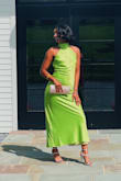 I got some many great compliments at my cousins outdoor wedding. It was a fire look. Recommend wearing cutlets or go braless with this dress. The color looked great on my skin! I also wore these with the lulus Adelle Silver Snake Embossed Ankle Strap Heels. Completed the whole look. - Alia T.