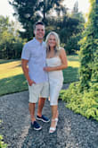 Love this! I wore it for my rehearsal dinner and in my honeymoon >
True white color! - Haley O.