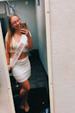I thought it was so cute! I wore it for my bachelorette and it's rather sheer but I just embraced it and wore a nude thong and no bra. I felt really cute in it and would recommend. - Kaitlyn B.