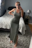 Absolutely in love with this dress! It fits perfectly and the material is such good quality. I wore this dress on a hot day and the dress is nice and airy! You could easily dress this up or down. It's also extremely flattering! - Kristine M.