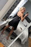 I am so in love with this dress!!! The top lace part is so gorgeous, and I love that you don't have to wear a bra with it! The straps are also adjustable which is definitely a nice perk! The bottom half of the dress is flowy and airy. You can dress this up with heels or wear it casually with flats! I can't wait to wear this dress out, it's my new favorite! I was on the fence about buying this because it's a bit expensive, but it is so worth it!!! You get what you pay for with this one- its great quality and fits perfectly! - Kristine M.