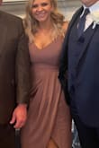 Absolutely loved this dress! Wore it for a wedding and it is so cute. Only thing to keep in mind. It has no give in the bust. So if you are a bit bustier size up, other then it being a tad bit tight on the girls, I loved it and received many compliments. - Taylor H.