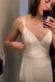 Needs to be tailored, unless you have large boobs to fill out the dress and a long torso. The dress covered my toes with a little bit of a heel but not by much, so if you're tall is might not work or you'll have to not wear heels. The dress runs larger than I thought. Lulus can be all over... I usually get Medium but I got a Small and it's still a little big. The area over the nipple doesn't unwrinkle. It's the way that it's sewn and it's distracting to me. Otherwise, it worked out. - Emma S.