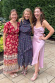 Very beautiful dress. I wore it to a friend's wedding in July and I just wanted to fall asleep in it - so comfy. Also fun to dance in - no sleeves, no sweat problem ;). The fabric has a weight to it, but it's breathable. It feels substantially made. The ruffles and cinched neckline + waistline give this dress a lovely silhouette.
I think a bustier girl than myself would fill out the top a bit more; I had some room to work with, but it wasn't noticeable. - Hannah M.