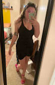 Such a pretty dress and soooo flattering! Material feels slightly cheap but looks great - Kinsey W.