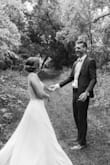 The wedding dress you didn't know you needed! This turned out to be my dream dress for our simple backyard COVID wedding. It felt so elegant, I got so many compliments on it and I loved it more than any of the wedding dresses I tried on at the bridal shops. I couldn't believe the quality for the price of this dress. - Jessica B.