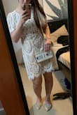 This dress exceeded my expectations and is soooo flattering on my body. It is so hard to find stuff that fits in all the right places but this is it. I ordered in white for either bridal shower or rehearsal dinner. I love it so much I have it in red also. - Teagan W.