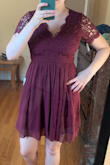 The top half is a bit too grandma for me and the material is a little odd. I felt like I was going to rip it. I do like the skirt. I'm sure this would look amazing on someone else, I just don't think the fit was for me. - Andrea G.