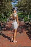 I bought this dress for graduation. Fits great everywhere, except it was a little bit big in the back. The lace gapped a little instead of laying flat against my back. But it was mostly just noticeable to me, so I kept it and it was fine! - Ryan P.