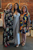 I bought this for my bridal shower an received so many compliments. It fit so well, and was so flattering! And believe it or not, it's also super comfy and flowy. I absolutely love it! - Taylor H.