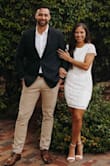 I wore this dress for my engagement photos and it fit so perfectly and is so flattering!! It's lined so it's soft against your skin. I wish I could wear this dress for all of my bridal events! So classy and perfect with nude or white heels. - Kimberlee B.