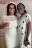 This dress was perfect for my bridal shower. I got sooo many compliments!  I need this in black. - Shreece S.