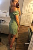 This dress was super flattering! Not the best material if you sweat a lot, but luckily for me it was on the cooler side when I wore it. Perfect length and fit! - SHANNA N.