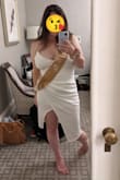 I wore this for my bachelorette party and it was awesome! It's super comfy and very flattering, I was honestly shocked that the top was supportive enough to go braless. The material is nice and thick. - Lindsay S.