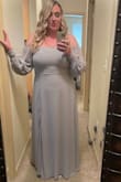Bought this for a friends wedding, it was like a dream! So beautiful I got so many compliments on it all night. Very romantic and elegant. Exactly what I was looking for. The sleeves are kind of sheer so not too warm. I wore it to an outdoor wedding and it was 75-80 degrees and I wasn't too hot. I am 5'8" and had to have it taken up because I wore flats and it was just a bit too long. Other than that it fit absolutely perfectly! Lulus just seems to know how to make things that fit all body types somehow. Definitely hoping I get the opportunity to wear it again it is my new favorite dress!! - Molly S.