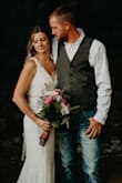 Loved this dress for my wedding. Casual yet classic, mid-weight, most importantly it's very comfortable. I put a belt on it I also ordered from Lulus and it was the perfect touch. - Melissa V.