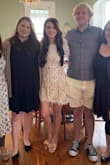This is the most perfect bridal shower dress. I paired it with the recommended rectangle earrings and bow shoes. Everyone loved it. The dress was comfortable and so cute!!! - Maria F.