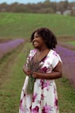 I had been eyeing this dress for weeks and I bought it as soon as I saw the email it had been restocked. I bought this dress to use in a photo shoot in a lavender field. When I put it on initially out of the box, my breasts were spilling out. It was honestly a disaster. But I decided to pair it with a bralette and I believe it worked amazingly well. I should have had it hemmed but I was working on a time constraint. The quality was AMAZING. I hand washed this dress a week after my shoot (where I was laying down in the hot, humid July sun for two hours) and the stains lifted well - Maya W.