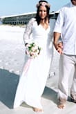 This dress is perfect, the fabric is very good quality, I love it. I'm in love with this dress. The dress is perfect and charming. The sizes are correct. - Blanca R.