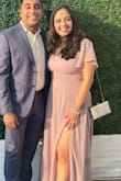 I absolutely LOVED this dress. I was searching for a dress to wear to a wedding and this was IT!!! The lavender color is absolutely beautiful. It is classy and the material is high quality. The cutouts and big slit make it sexy. It was a bit long for me but that was an easy fix. Can't wait to wear it again! - Natasha M.